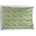 thumbnail image 1 of Ambesonne Stripes Pillow Sham, Funky Playroom Concept, 26" X 20", Multicolor, 1 of 2