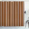 thumbnail image 1 of Ambesonne Stripes Shower Curtain, Abstract Ocean Lines Print, 69"Wx75"L, Pale Caramel, 1 of 4
