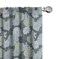 thumbnail image 1 of Ambesonne Succulent Curtains, Green Cactus Flowers, Pair of 28"x84", Pale Green Sage Green, 1 of 5