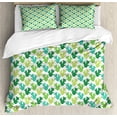 thumbnail image 1 of Ambesonne Succulent Duvet Cover Sets, Cactus Spikes, 2-King, Green Dark Seafoam, 1 of 7