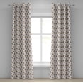 thumbnail image 1 of Ambesonne Succulent Grommet Curtain, Exotic Cactus Plants, 50" x 72", Green Pink Pale Brown, 1 of 6