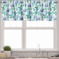 thumbnail image 1 of Ambesonne Succulent Valance Pack of 2, Blue Green Cacti Plants, 54"X12", Blue Green and White, 1 of 3