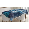 thumbnail image 1 of Ambesonne Sugar Skull Tablecloth Rectangular Table Cover, Frozen Dead Folk, 52"x70", Multicolor, 1 of 4