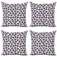 thumbnail image 1 of Ambesonne Sugar Skull Throw Pillow Cover 4 Pack, Calavera Skulls, 24", Pale Blue Violet, 1 of 2