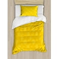 thumbnail image 1 of Ambesonne Summer Duvet Cover Sets, Sun Solar Sketchy, 2-Twin, Yellow, 1 of 4