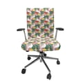 thumbnail image 1 of Ambesonne Summer Office Chair Cover Stretchable High Back, Cockatoo Parrot Watermelon, Rose and Multicolor, 1 of 1