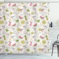 thumbnail image 1 of Ambesonne Summer Shower Curtain, Watermelon Lemon Umbrella, 69"Wx70"L, Pale Eggshell Multicolor, 1 of 5