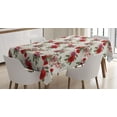 thumbnail image 1 of Ambesonne Summer Tablecloth Rectangular Table Cover, Romantic Flowers Leaves, 60"x90", Forest Green Lilac, 1 of 3