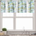 thumbnail image 1 of Ambesonne Summer Valance Pack of 2, Chamomiles Wild Flower, 42"X12", Pale Green Dark Green, 1 of 3