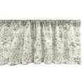thumbnail image 1 of Ambesonne Summer Window Valance, Flowers Bouquet Blooms, 54" X 12", Beige Umber Cream, 1 of 3