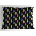 thumbnail image 1 of Ambesonne Surfboard Pillow Sham, Memphis 80s Style, 26" X 20", Multicolor, 1 of 2