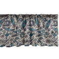 thumbnail image 1 of Ambesonne Surfboard Window Valance, Exotic Waters Fun, 54" X 18", Tan Teal Mauve, 1 of 3