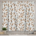 thumbnail image 1 of Ambesonne Sweets Kitchen Curtains, Yummy Desert Gelato, 55"x39", Pearl Pale Caramel, 1 of 3