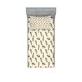 thumbnail image 1 of Ambesonne Taco Fitted Sheet & Pillow Sham Set, Delicious Food with Veggies, Twin, Multicolor, 1 of 2