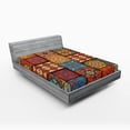 thumbnail image 1 of Ambesonne Talavera Fitted Sheet, Azulejo Tile Squares Art, Full Size, Multicolor, 1 of 3