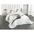 thumbnail image 1 of Ambesonne Tale Quilted Bedspread Set 3 Pcs, Fantasy Floral Dressed Lady, Queen Size, Multicolor, 1 of 3