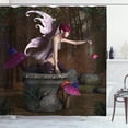 thumbnail image 1 of Ambesonne Tale Shower Curtain, Mythical Creature Forest, 69"Wx75"L, Multicolor, 1 of 3