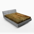 thumbnail image 1 of Ambesonne Tan Fitted Sheet, Textured Paper, Full Size, Tan, 1 of 2