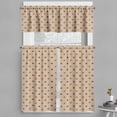 thumbnail image 1 of Ambesonne Tan Valance & Curtain, Classic Retro Polka Dots, 55"x36", Brown Pale Coffee Tan, 1 of 7