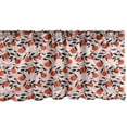 thumbnail image 1 of Ambesonne Tangerine Window Valance, Mandarins on Branches, 54" X 12", Blush Charcoal Grey, 1 of 3