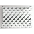 thumbnail image 1 of Ambesonne Tattoo Pillow Sham, Panda Bear Portraits, 36" X 20", Black White, 1 of 2