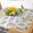 thumbnail image 1 of Ambesonne Tattoo Table Runner & Placemats, Pink Unicorns, Placemat 4 pcs + Runner 16"x90", Turquoise Pale Pink, 1 of 2