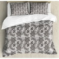 thumbnail image 1 of Ambesonne Taupe Duvet Cover Set, Russian Boho, 2-Calking, Tan Taupe, 1 of 7