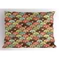 thumbnail image 1 of Ambesonne Tea Party Pillow Sham, Tasty Breakfast, 36" X 20", Multicolor, 1 of 2