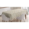 thumbnail image 1 of Ambesonne Tea Party Tablecloth Rectangular Table Cover, Vintage Floral Cups, 52"x70", Multicolor, 1 of 4