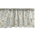 thumbnail image 1 of Ambesonne Tea Party Window Valance, Coffee Cakes Cherries, 54" X 12", Bluegrey Red Green, 1 of 3