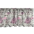 thumbnail image 1 of Ambesonne Tea Party Window Valance, Romantic Roses Birds, 54" X 18", Pale Pink Dust, 1 of 3