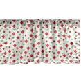 thumbnail image 1 of Ambesonne Tea Party Window Valance, Teapots Polka Dots, 54" X 18", Dark Coral Green, 1 of 3