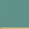 thumbnail image 1 of Ambesonne Teal Fabric by the Yard Upholstery, Abstract Sprinkles Christmas, 1 Yard, Pale Petrol Blue and Green, 1 of 5