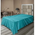 thumbnail image 1 of Ambesonne Teal Flat Sheet, Abstract Vortex Design, TwinXL Size, Turquoise Teal, 1 of 1