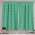 thumbnail image 1 of Ambesonne Teal Kitchen Curtains, Geometric Stripes Modern Art, 55"x36", Apple Green Seafoam, 1 of 1