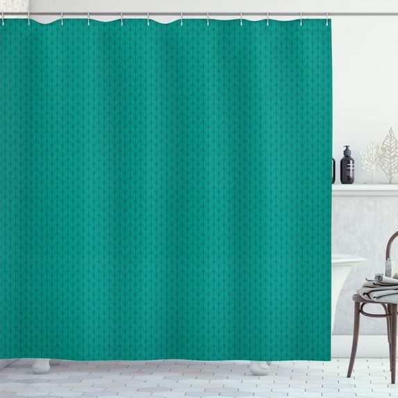 Ambesonne Teal Shower Curtain, Knitting Sewing Hobby, 69"Wx75"L, Teal