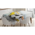 thumbnail image 1 of Ambesonne Teen Room Tablecloth Rectangular Table Cover, Football Soccer Lines, 60"x84", Multicolor, 1 of 4