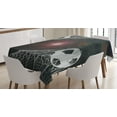 thumbnail image 1 of Ambesonne Teen Room Tablecloth Rectangular Table Cover, Goal Match Winner, 52"x70", Multicolor, 1 of 4