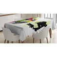 thumbnail image 1 of Ambesonne Teenager Tablecloth Rectangular Table Cover, Scater Boy Colorful, 60"x84", Multicolor, 1 of 4