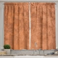 thumbnail image 1 of Ambesonne Terracotta Kitchen Curtains, Earthy Pattern Back Art, 55"x36", Pale Cinnamon Dark Peach, 1 of 1