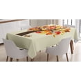 thumbnail image 1 of Ambesonne Thanksgiving Tablecloth Rectangular Table Cover, Abstract Tree, 60"x84", Multicolor, 1 of 4