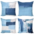 thumbnail image 1 of Ambesonne Throw Pillow Cover 4 Pack, , 24", Dark Violet Blue and Pearl, 1 of 7