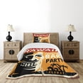 thumbnail image 1 of Ambesonne Tiki Bar Quilted Bedspread Set 2 Pcs, Tropic Bar Party, Twin Size, Multicolor, 1 of 6