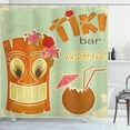 thumbnail image 1 of Ambesonne Tiki Bar Shower Curtain, Drink Flora, 69"Wx75"L, Multicolor, 1 of 3