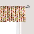 thumbnail image 1 of Ambesonne Tiki Bar Window Valance, Retro Hawaiian, 54" X 12", Multicolor, 1 of 3