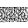 thumbnail image 1 of Ambesonne Tomato Window Valance, Monochrome Agriculture Pattern with a Pile of Vegetables in Engraving Style, Curtain Valance for Kitchen Bedroom Decor with Rod Pocket, 54" X 12", Black and White, 1 of 2