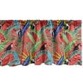 thumbnail image 1 of Ambesonne Toucan Window Valance, Tropical Birds Rainforest, 54" X 12", Dark Salmon Multicolor, 1 of 5