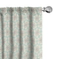 thumbnail image 1 of Ambesonne Traditional Curtains, Oriental Mosaic, Pair of 28"x84", Multicolor, 1 of 5
