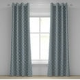 thumbnail image 1 of Ambesonne Traditional Grommet Curtain, Portuguese Tilework, 50" x 120", Royal Blue, 1 of 6