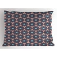 thumbnail image 1 of Ambesonne Traditional Pillow Sham, Hexagonal Tiles, 26" X 20", Multicolor, 1 of 2
